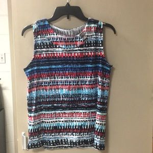 Metro art top for women petite medium